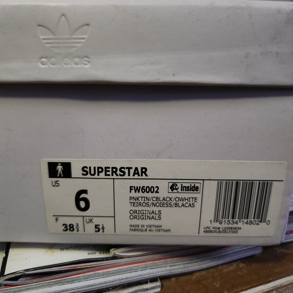 Adidas Superstar Pink Sneakers - Picture 4 of 5